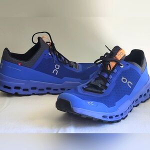 Men's Like New Indigo w/ Copper On Cloudultra Trail Running Shoes sz. 10.5